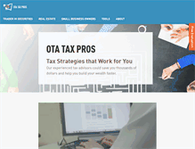 Tablet Screenshot of otataxpros.com